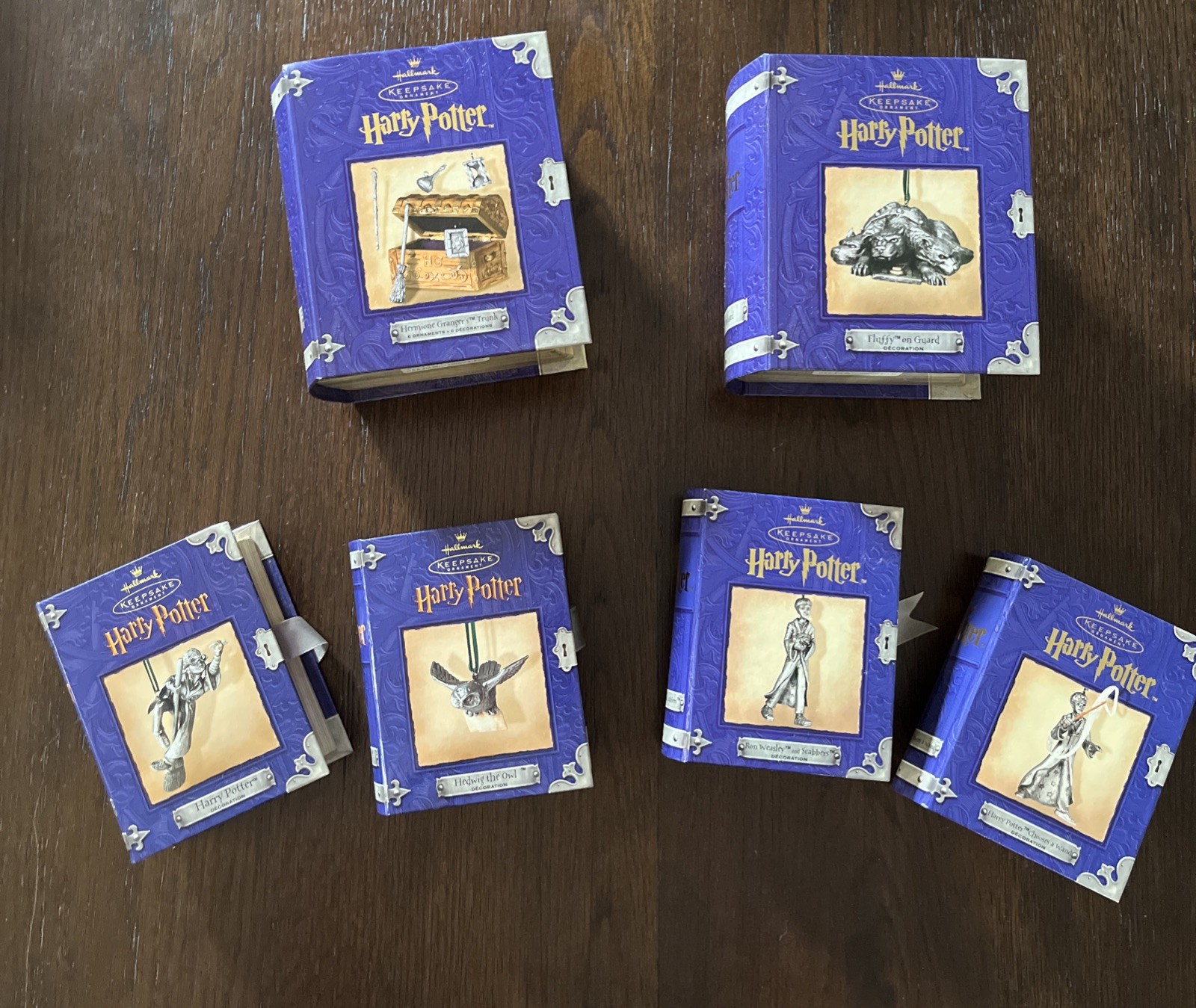 Hallmark Keepsake Ornaments Harry Potter 2000-2001 Lot of 6