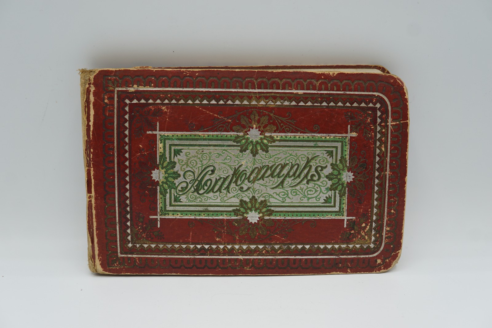 Antique 1887 Paragon Autograph Album Willie Platt Bertha Edison Oneonta NY MA