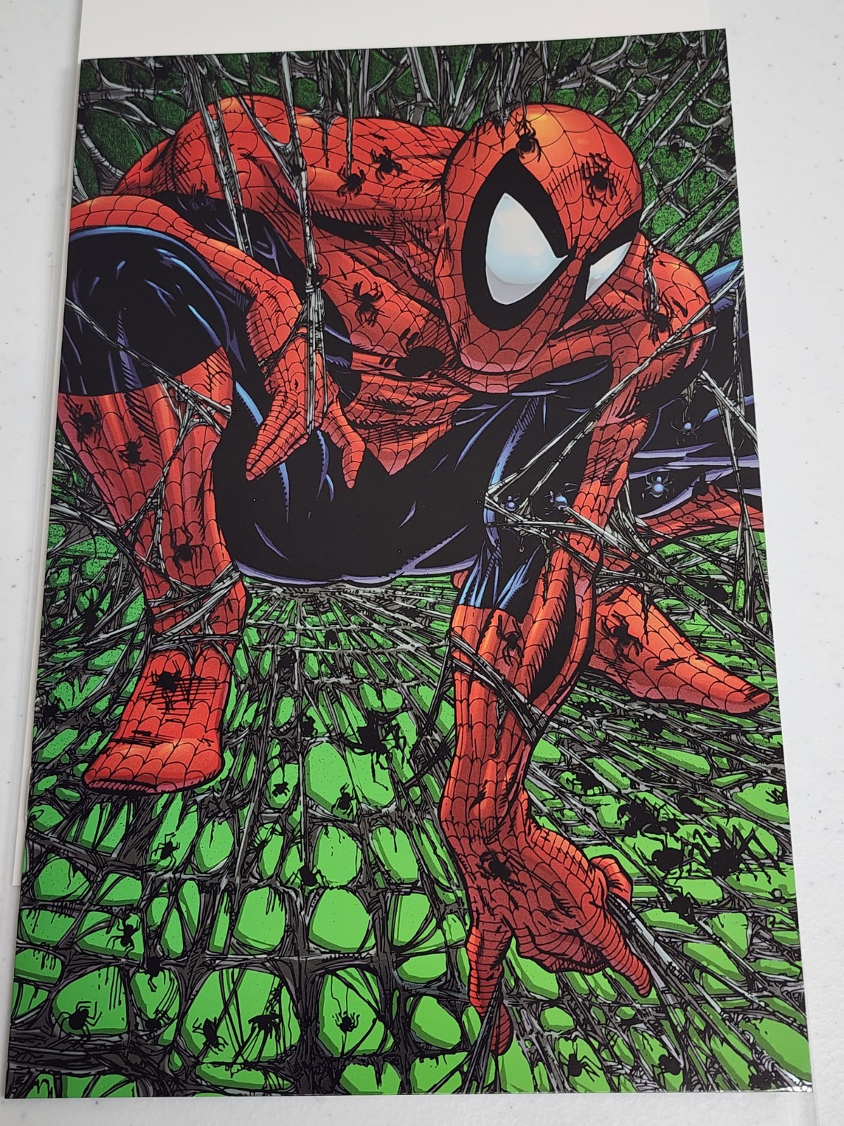 SPIDER-MAN 1 PANINI VIRGIN FOIL NM MX  MCFARLANE  2025 FAN EXPO DALLAS LTD 1000