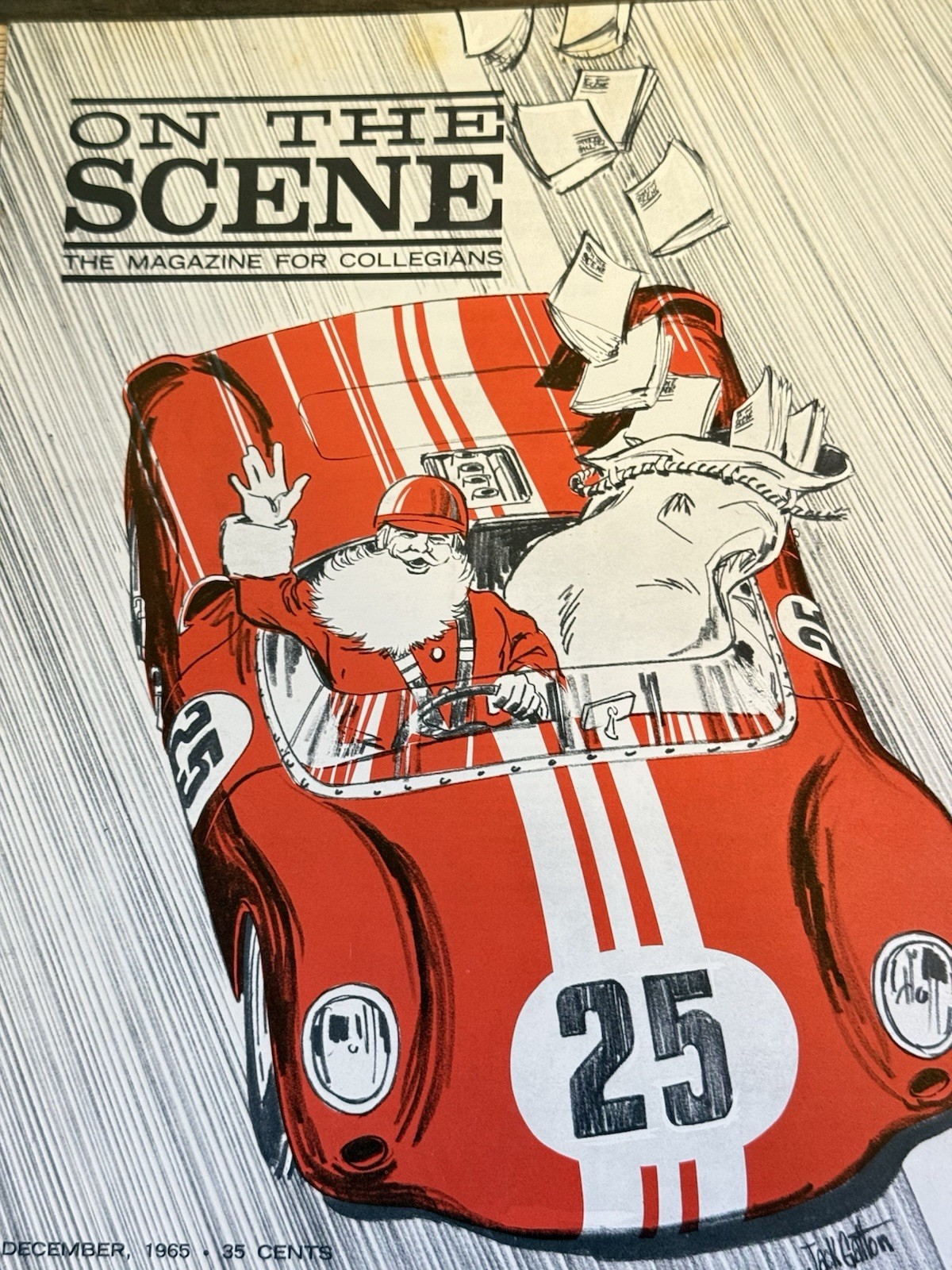 1965 Rare California College Ephemera On The Scene Vol 1 No 1 VW Beetle Ad