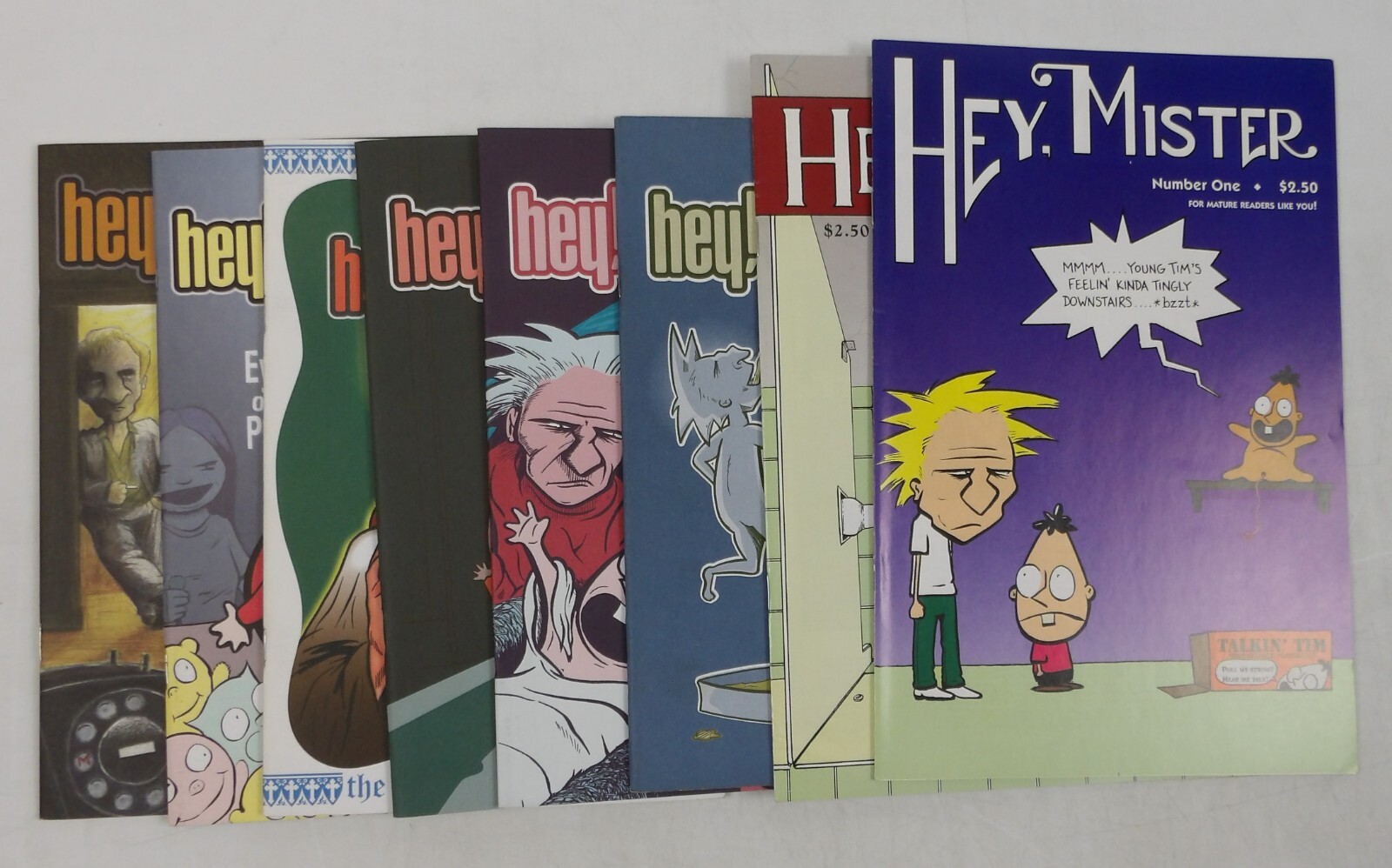 Hey, Mister #1-8 VF/NM complete series Pete-Sickman Garner - Insomnia Top Shelf
