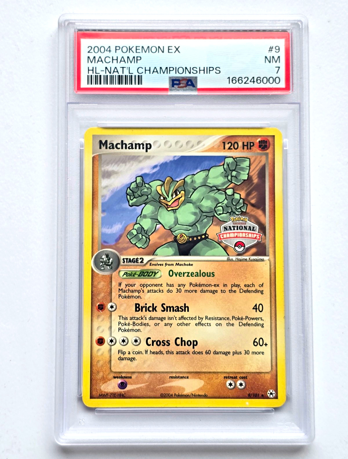 Pokemon  Machamp 9/101 - National Championships - 2004 - PSA 7