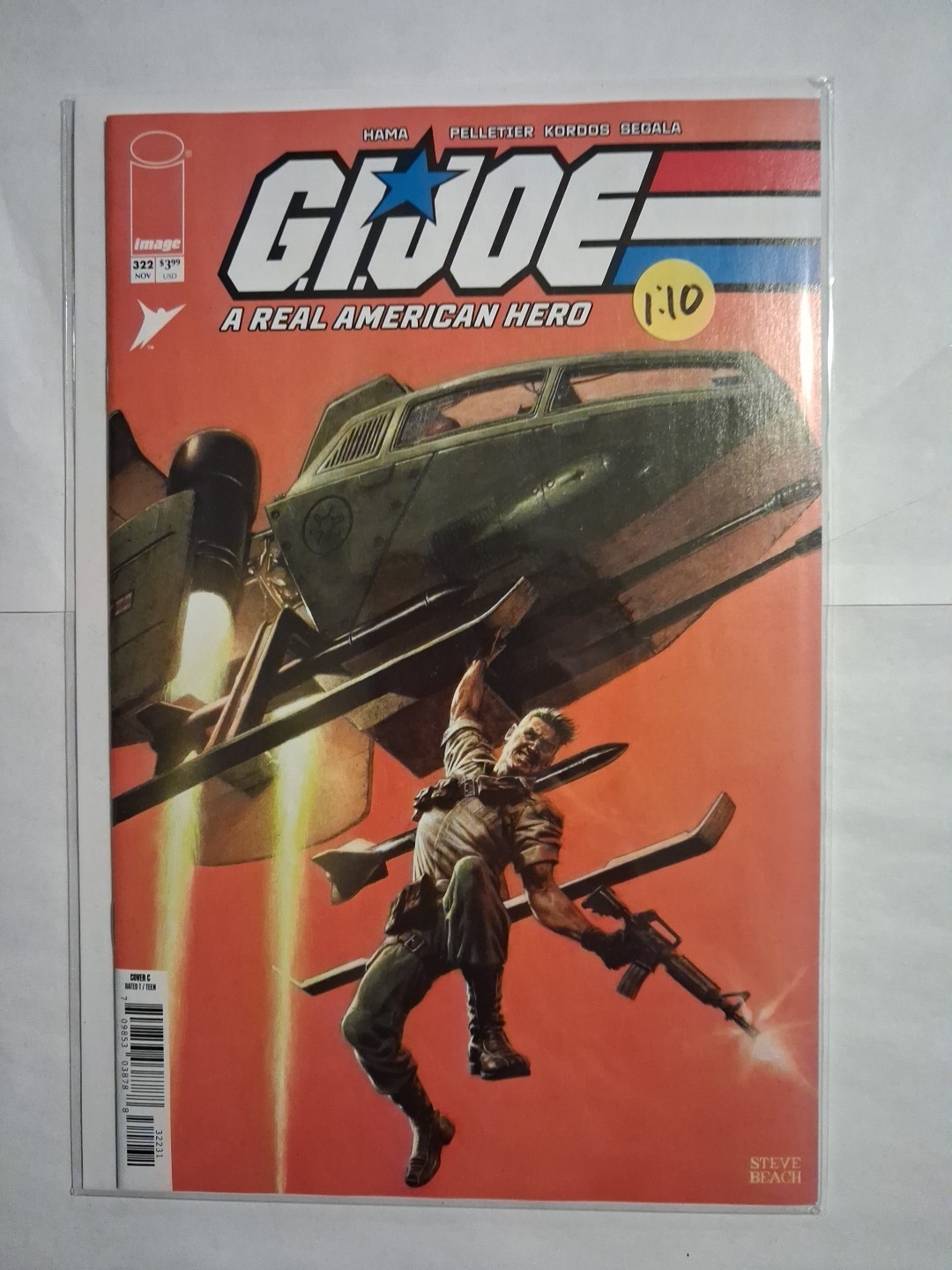 G.I. Joe: A Real American Hero #322 Cover C 1:10 Steve Beach Gears (2025)