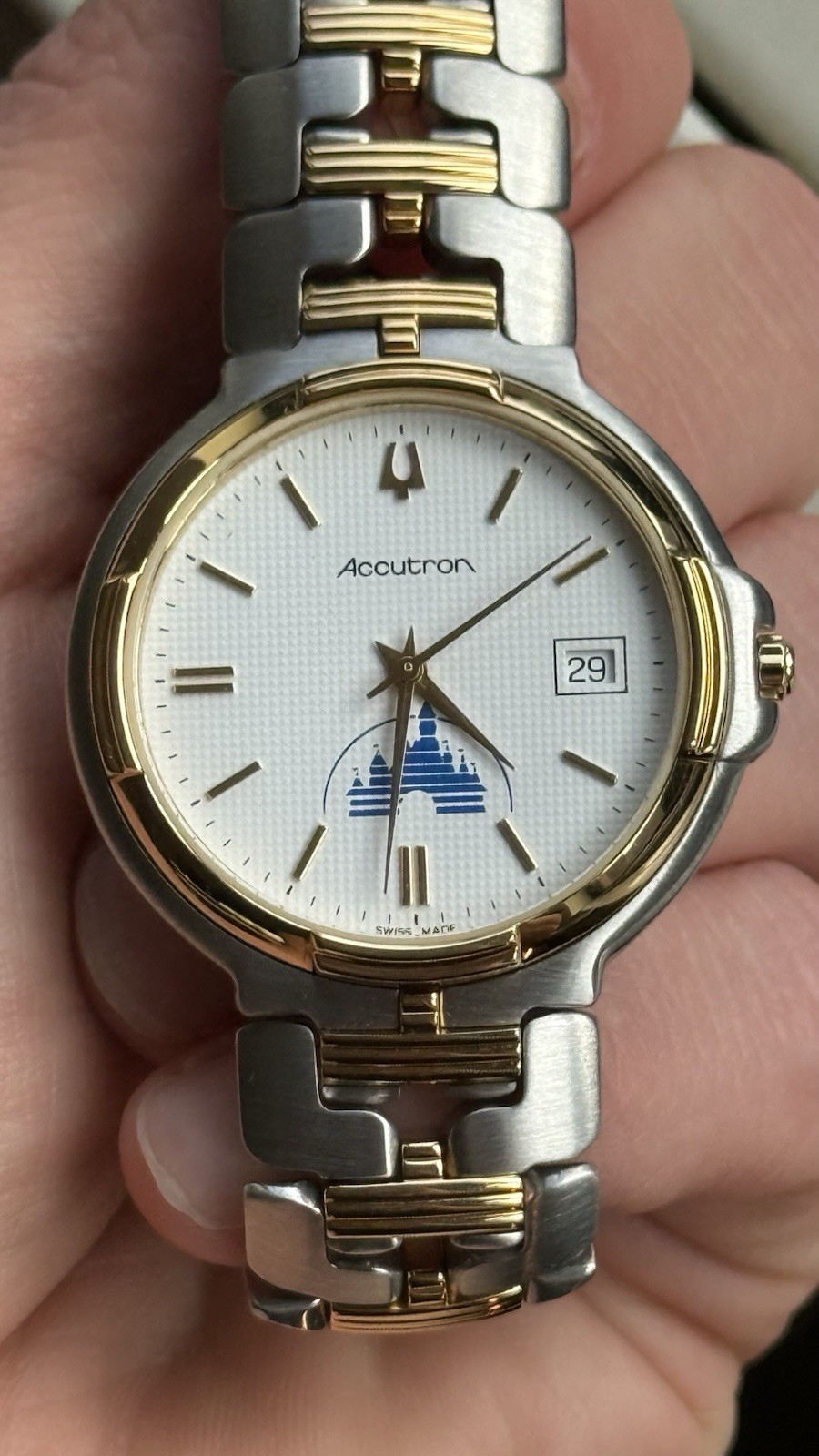 ‘95 Bulova Accutron Watch w/Cinderella Castle Originally for Disney Executives