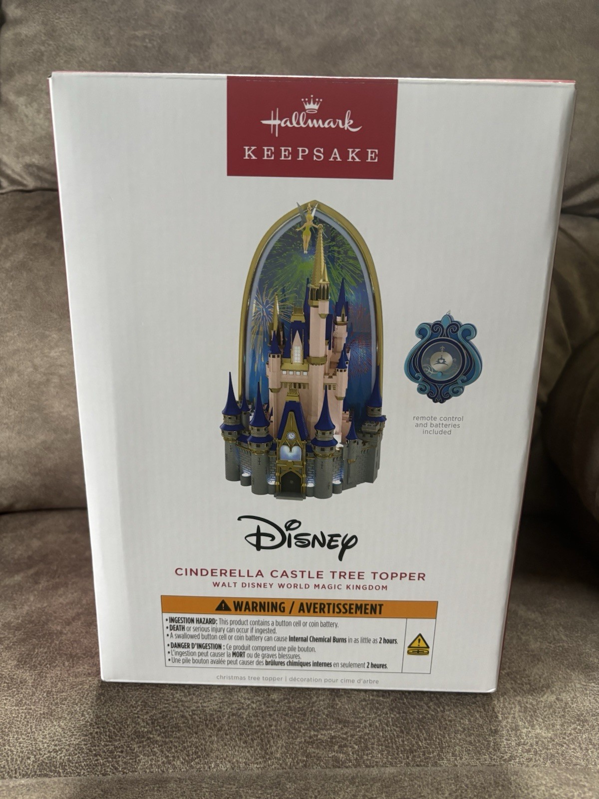 2026 Hallmark Keepsake Walt Disney World Cinderella Castle Tree Topper