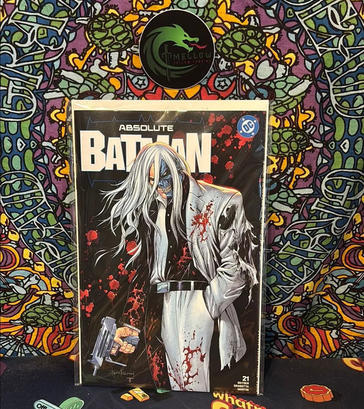 Absolute Batman #21 Tyler Kirkham TWO FACE Battle Damage Variant TRADE DRESS