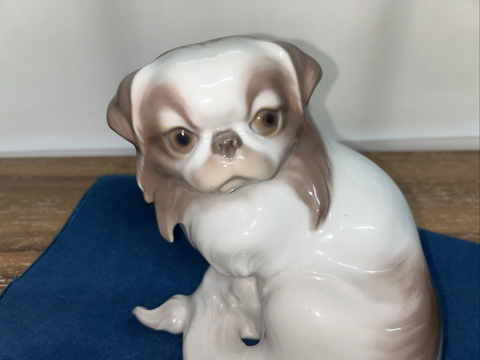 Vintage Bing & Grondahl Porcelain Pekingese Dog Model Number 1637