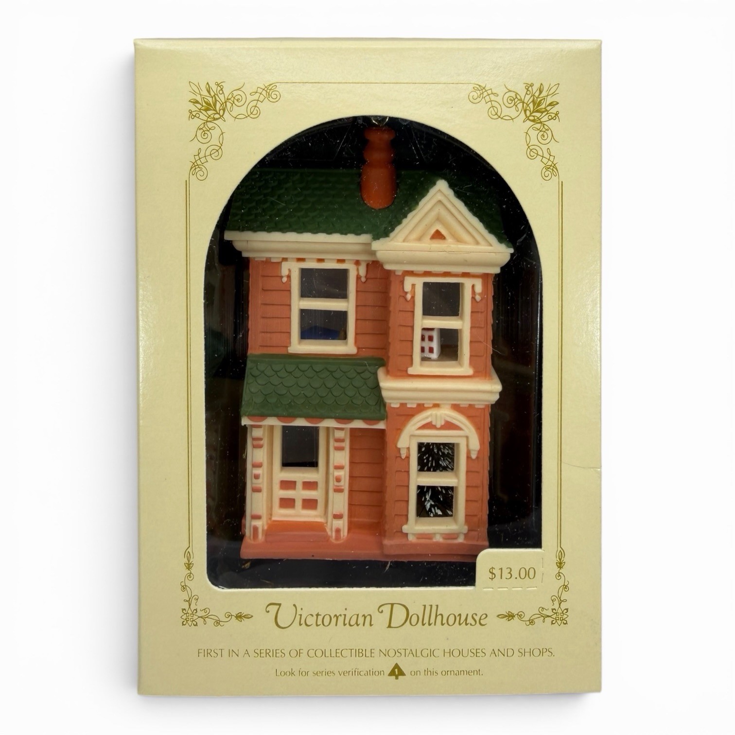 Hallmark Keepsake Ornament Victorian Dollhouse 1984-1st Nostalgic Houses & Shops Hallmark Keepsake Ornament Victorian Dollhouse 1984-1st Nostalgic Houses & Shops