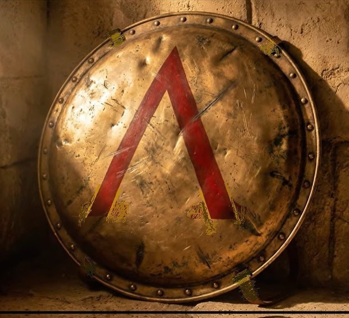 Medieval 300 Spartan Round Shield Greek King Leonidas & Best gift Holiday