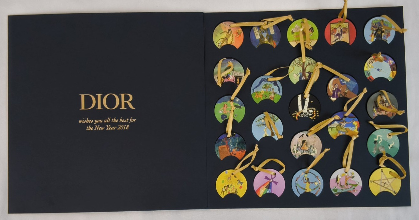 Christian Dior Motherpeace Feminist Tarot Cards Ornament Set New Year 2018#W5713
