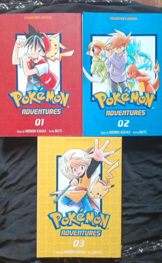 Pokémon Adventures Vol. 1-3 [Unread] LG Paperback Manga