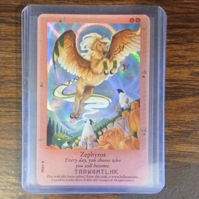 Bella Sara Zephyros PS4/4 Hologram Promo Ancient Lights