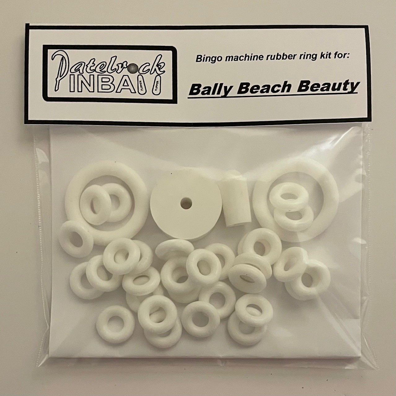 1955 Bally Beach Beauty Pinball / Bingo Machine Rubber Ring Kit