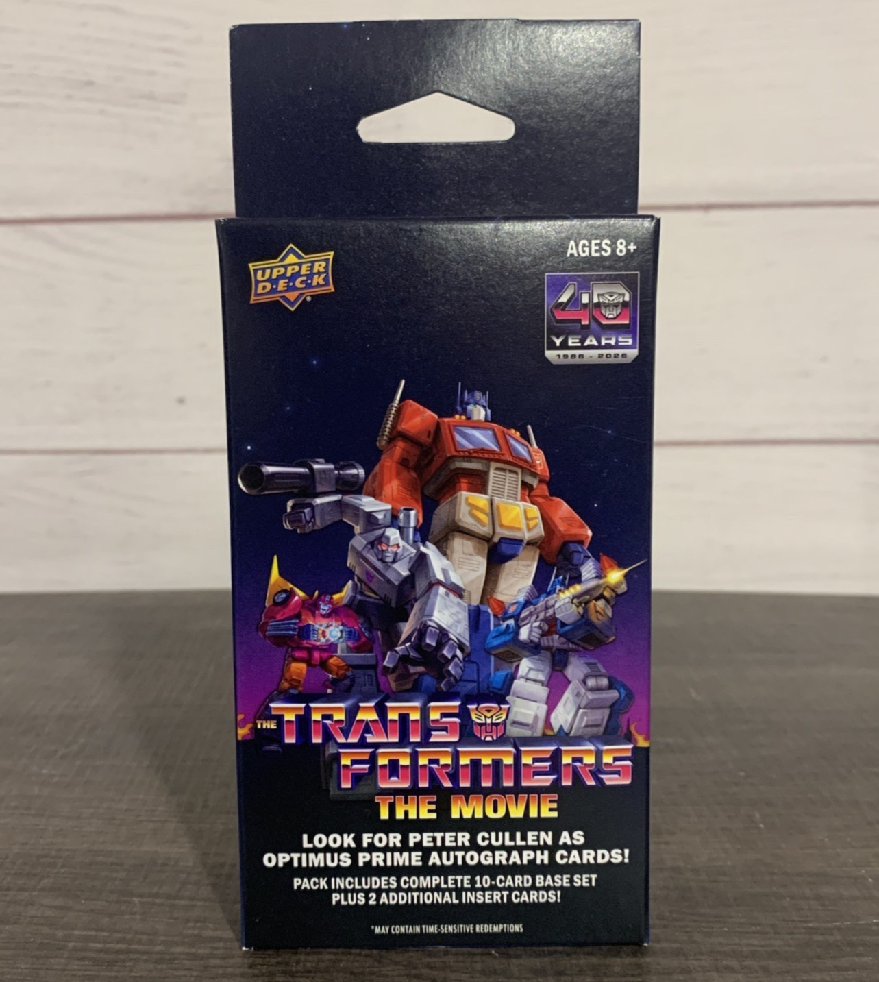 2026 Upper Deck Transformers The Movie Special Edition Trading Cards Hanger Box