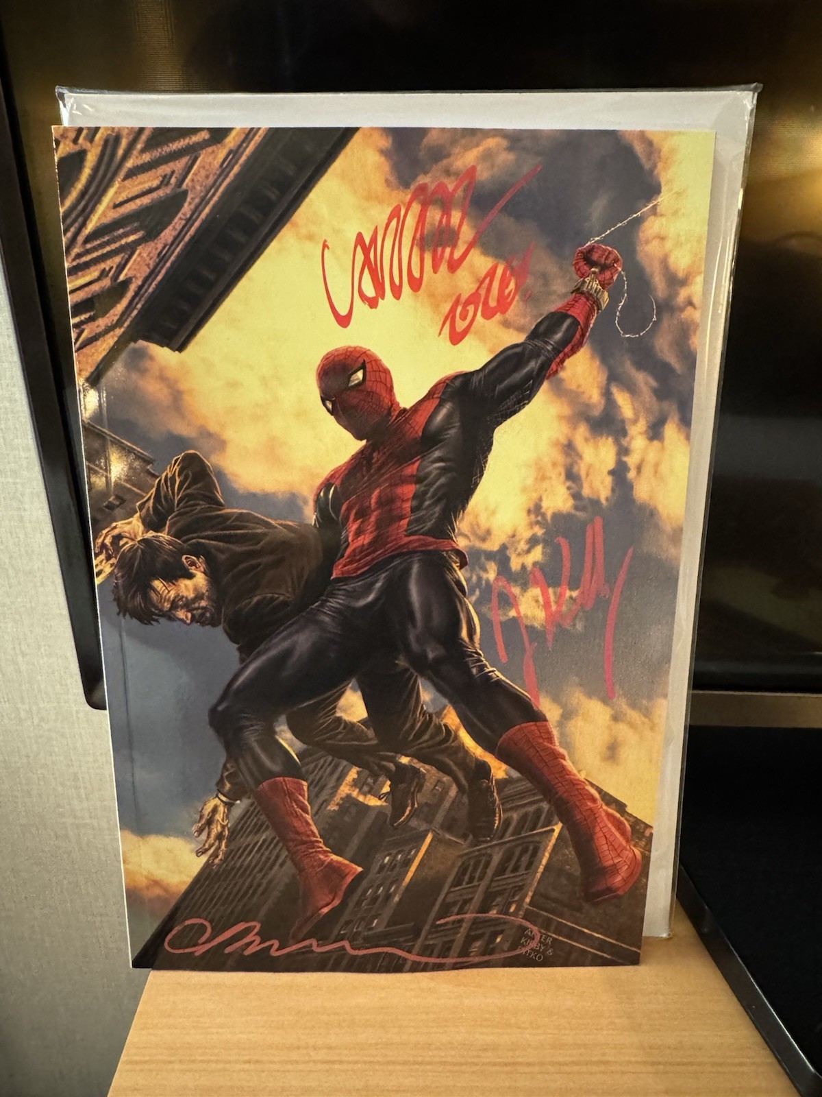 AMAZING SPIDERMAN #1000 SIGNED BERMEJO KELLY LARRAZ NYCC 2026 EXCLUSIVE VIRGIN AMAZING SPIDERMAN #1000 SIGNED BERMEJO KELLY LARRAZ NYCC 2026 EXCLUSIVE VIRGIN