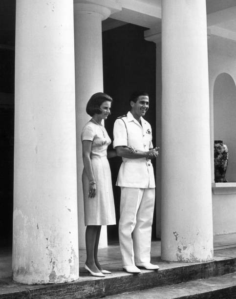 King Constantine II of Greece fiancee Princess Anne Marie of Denma- Old Photo