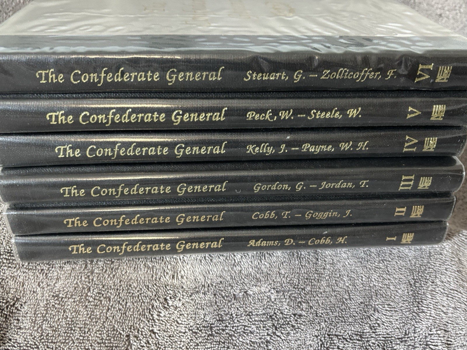 The Confederate General, Complete 6 Volumes, Civil War, Historical Society, 1991
