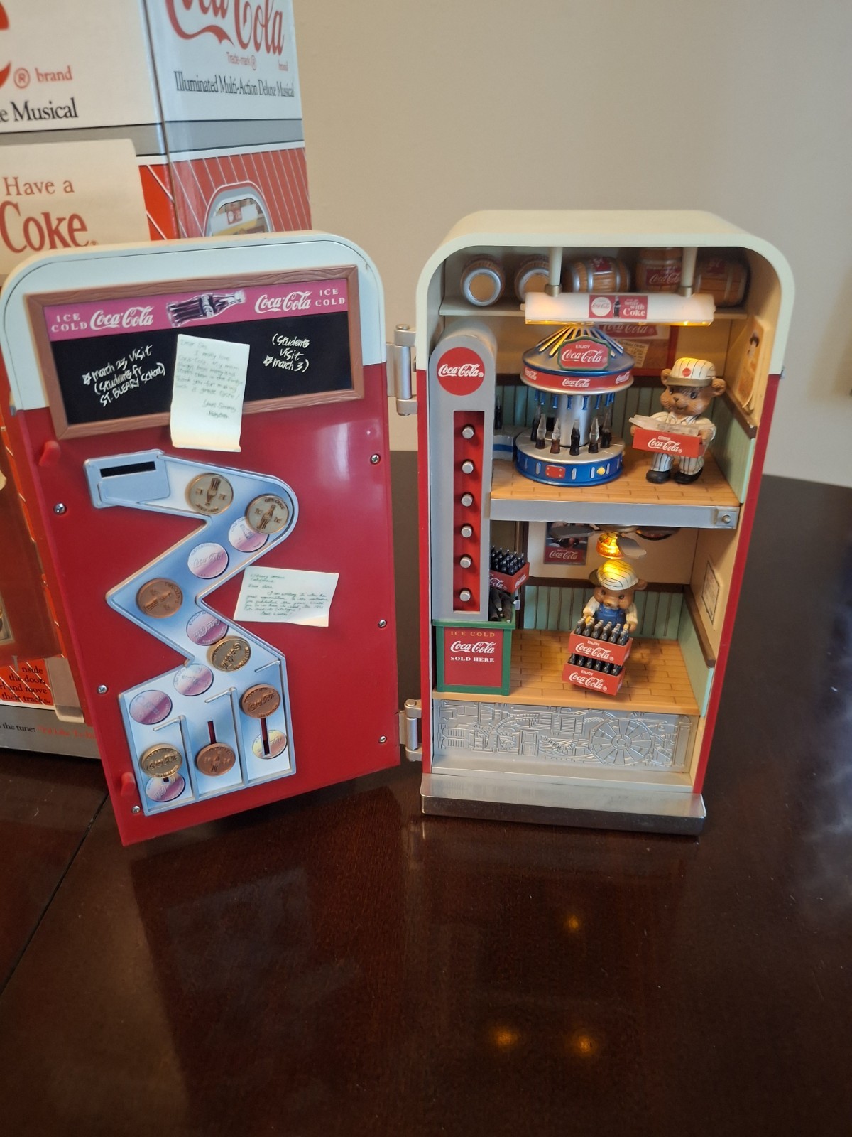 Vintage Enesco Coca-Cola Vending Machine 7