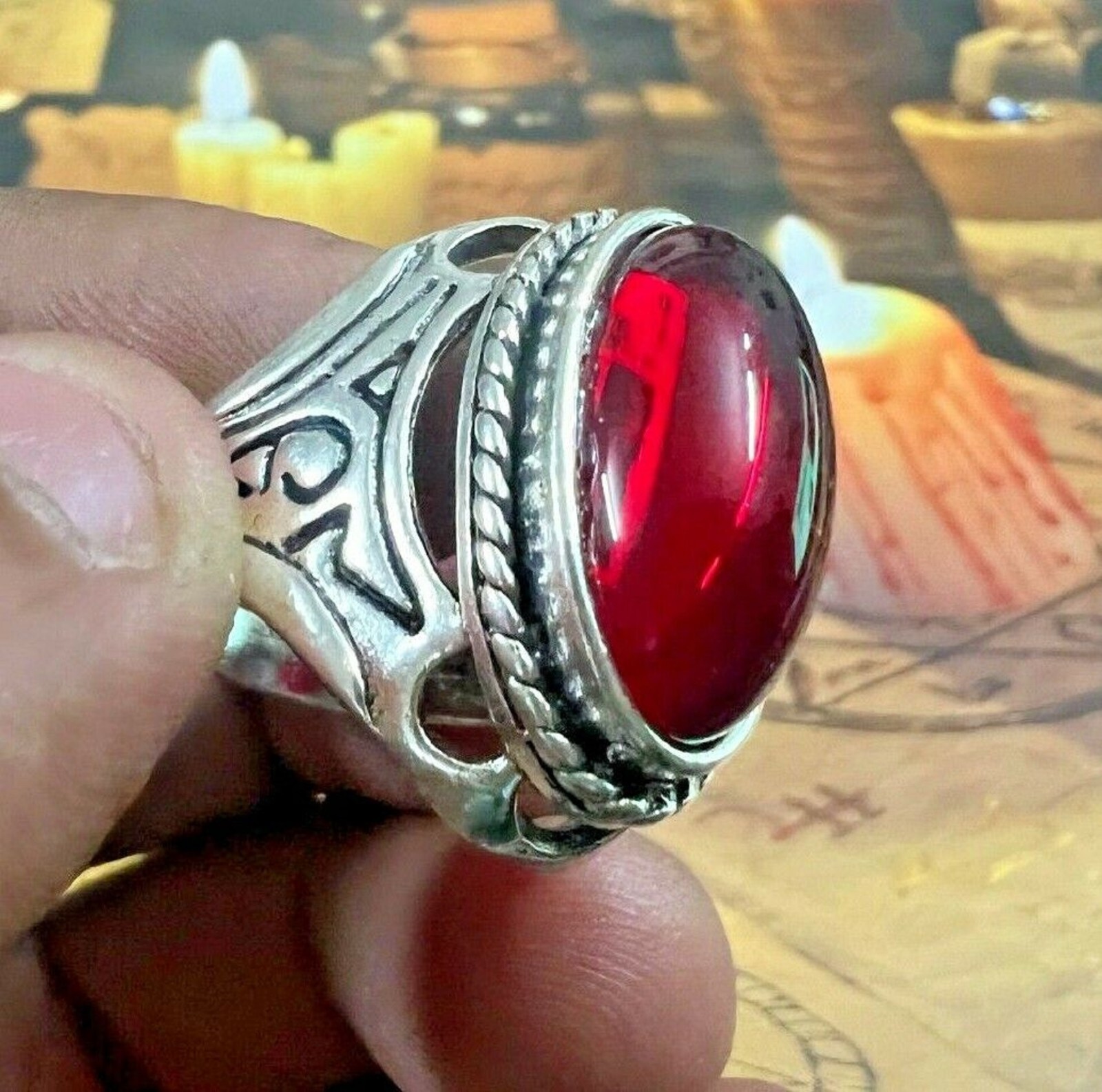 AGHORI MOST POWERFUL VASHIKARAN LOVE ATTRACTION HPNOTISM RING VERY RARE Occult++