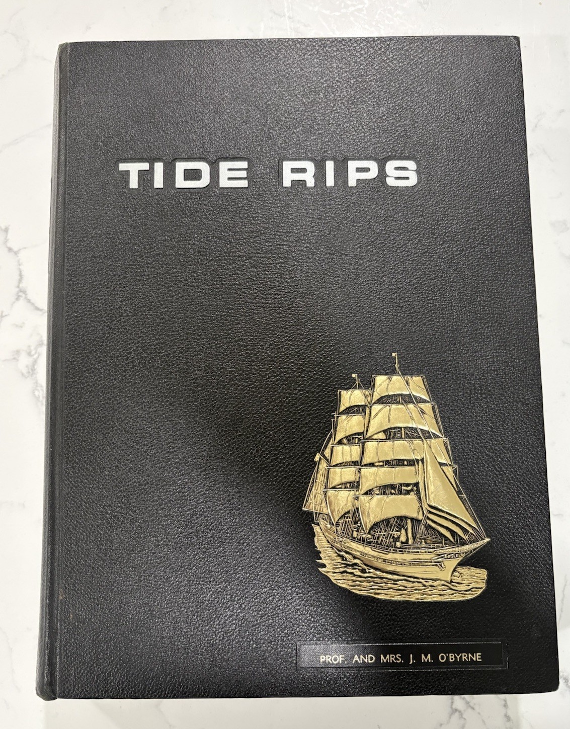1967 US Coast Guard Academy Yearbook TIDE RIPS USCGA Prof J M O\'Byrne Copy