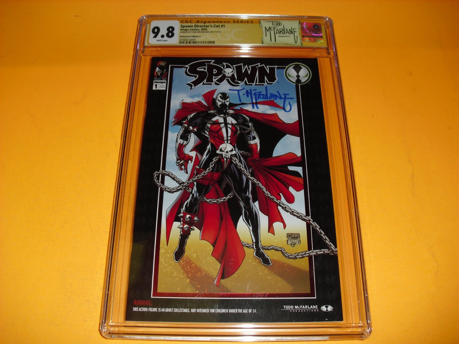 Spawn Director’s Cut #1 CGC SS 9.8 signed Todd McFarlane 2020 Image NM L106
