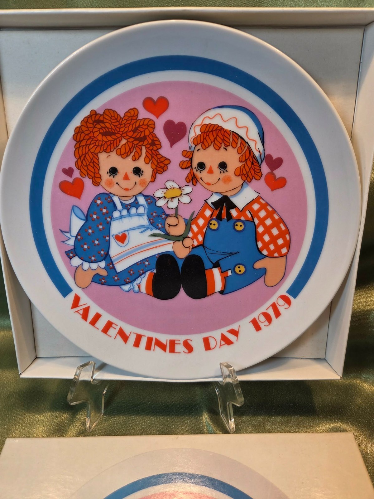 Vintage 1979 Schmid Raggedy Ann Valentine\'s/Mother\'s Day/Christmas Plates