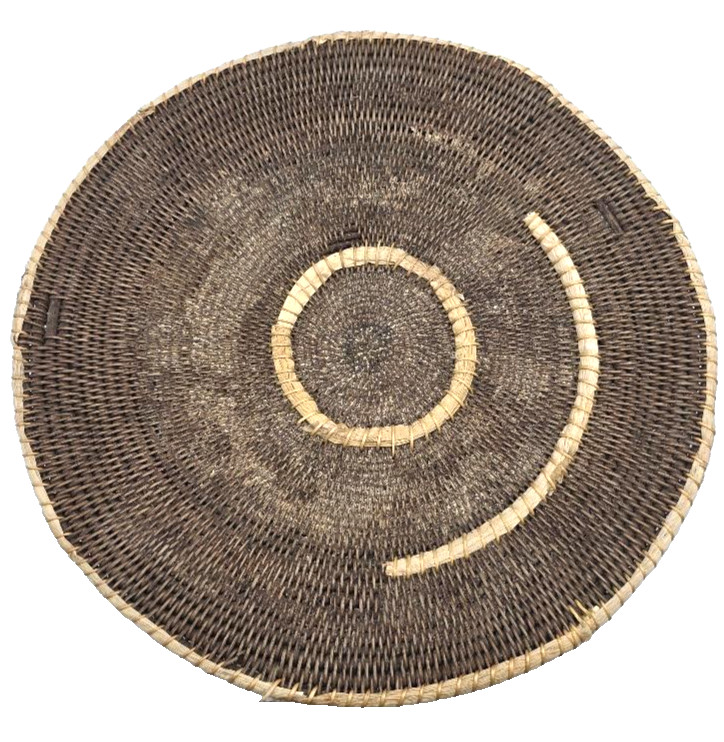 Makenge Handwoven Tribal Root Wall Basket Decor