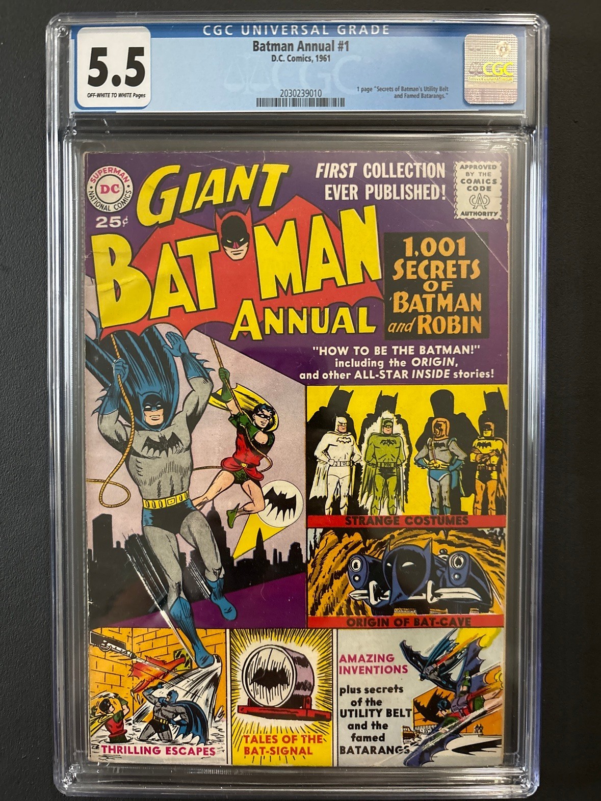 Batman Annual #1 CGC 5.5 - First Batman Annual
