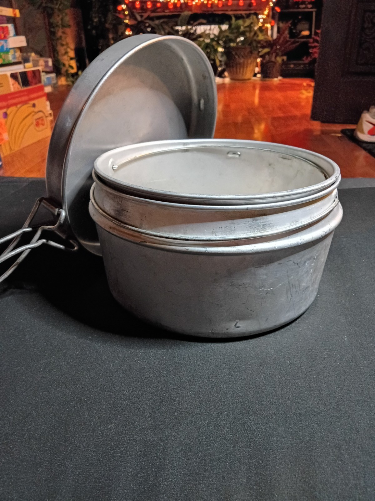 1967 US Military Mountain Cookset By Leyse - Vietnam War Aluminum 3pc Set DSA 🪖