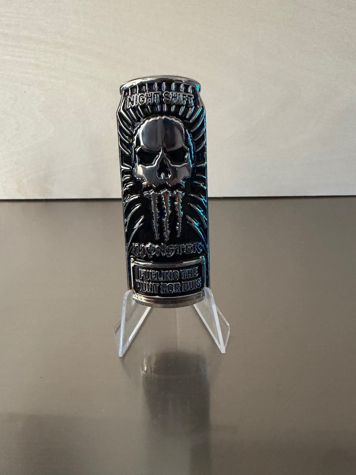 Monster Can DUI Challenge Coins (black) Not Serialized