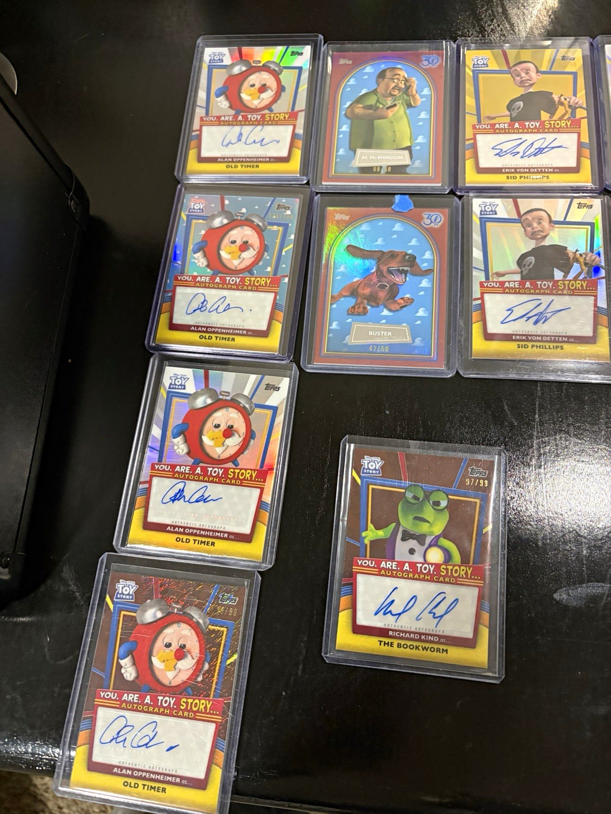 Topps 2025 30th Toy Story Card Lot  23 Autographs,   /99 /50 /150 Base