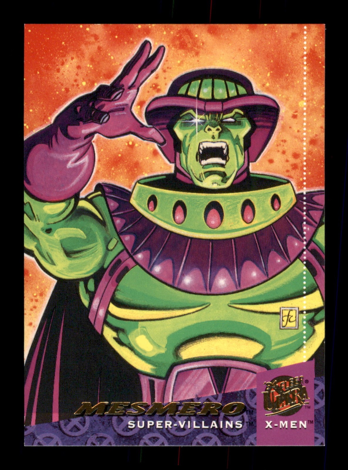 MESMERO 132 1994 Fleer Ultra X-Men Marvel Comics Trading Card TCG CCG