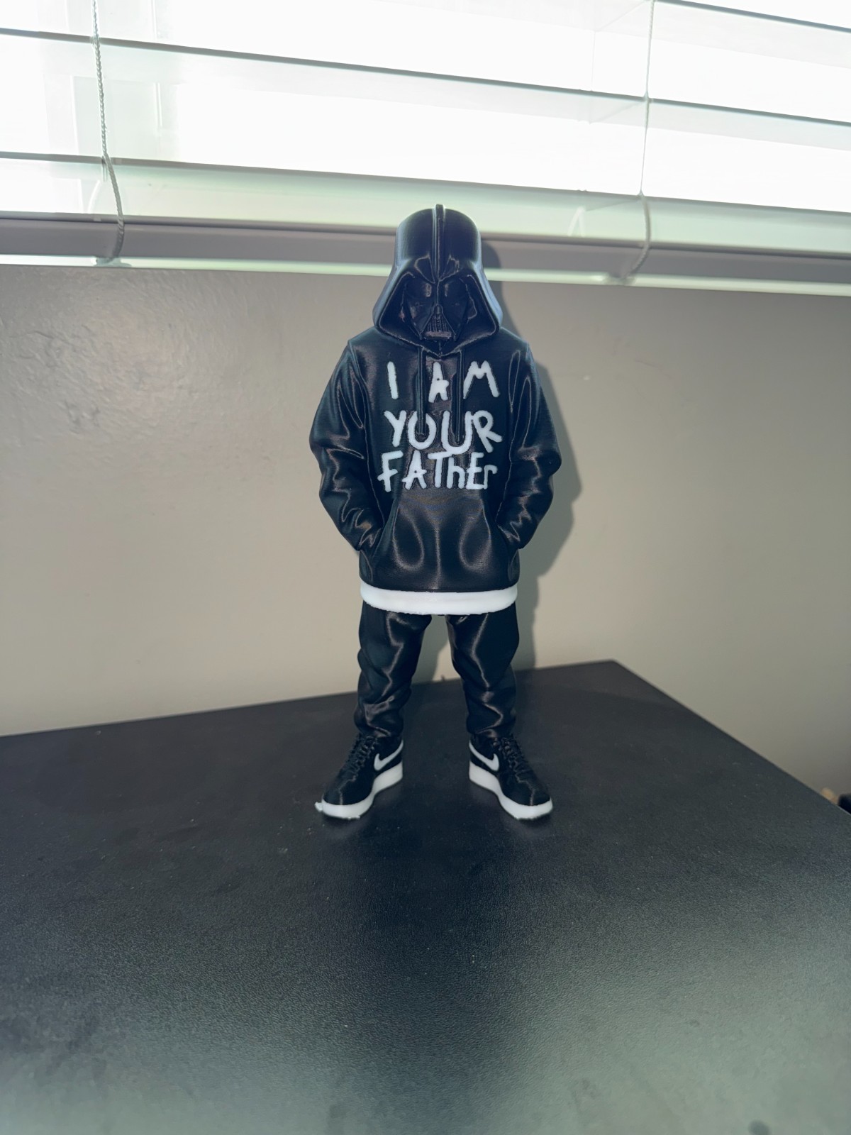 Hoodie Streatwear Darth Vader - 3D Printed Star Wars Darth Vader Statue