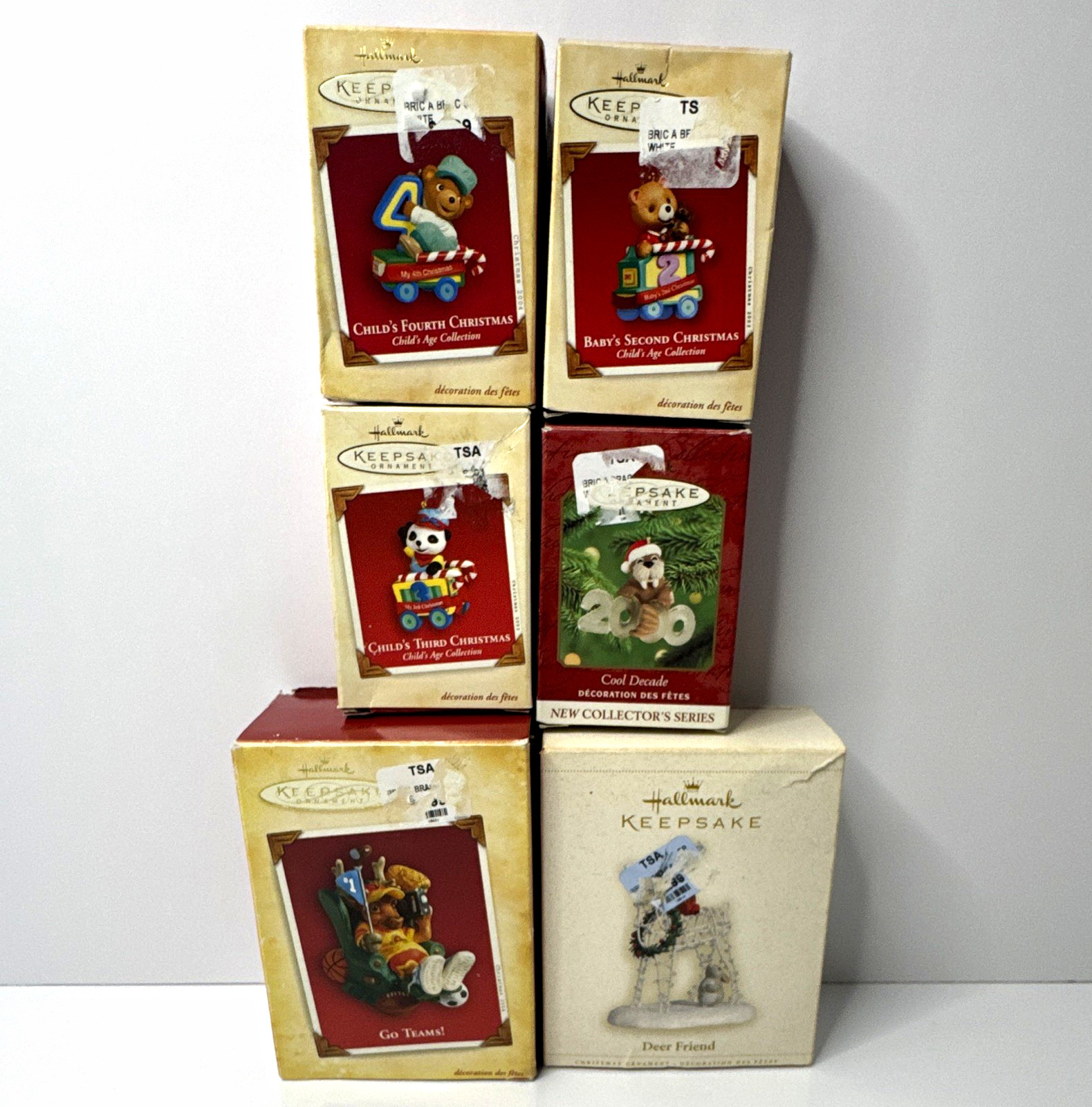 Hallmark Keepsake Ornaments Christmas Hanging Decorative Multicolor Lot of 5