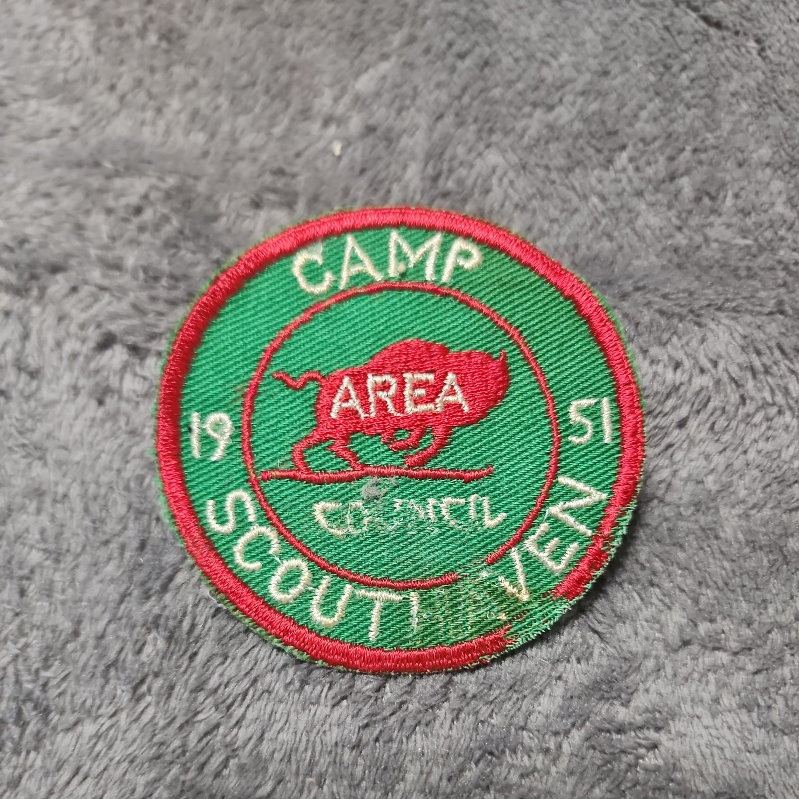 1951 Camp Scouthaven New York Boy Scout Patch MW3