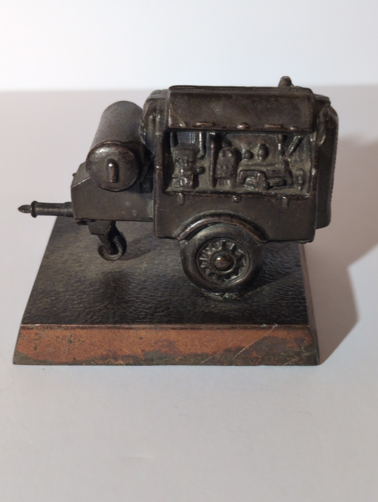 Jaeger Portable Air Compressor Vintage Advertising Paperweight