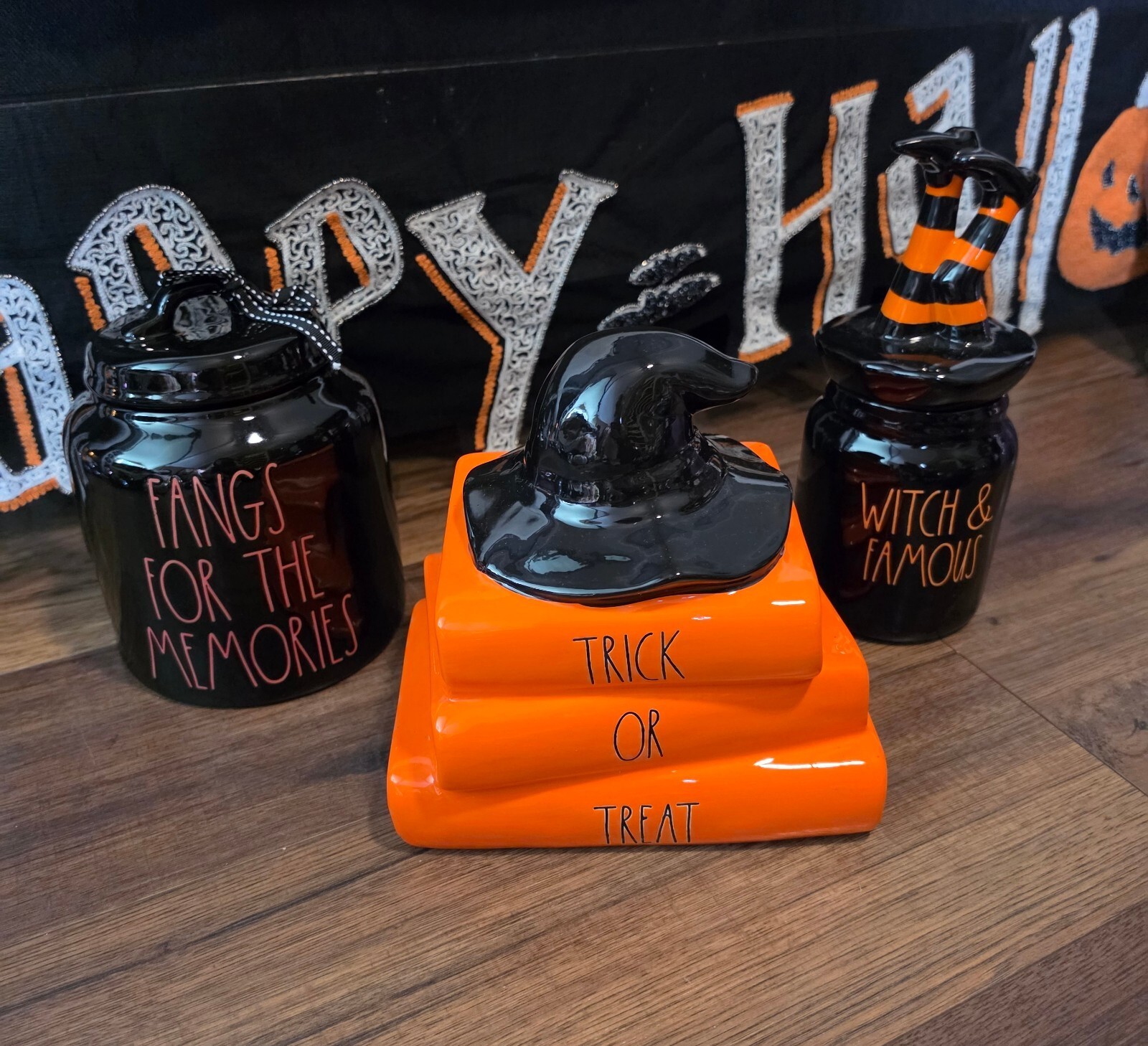 Rae dunn 3 piece Halloween