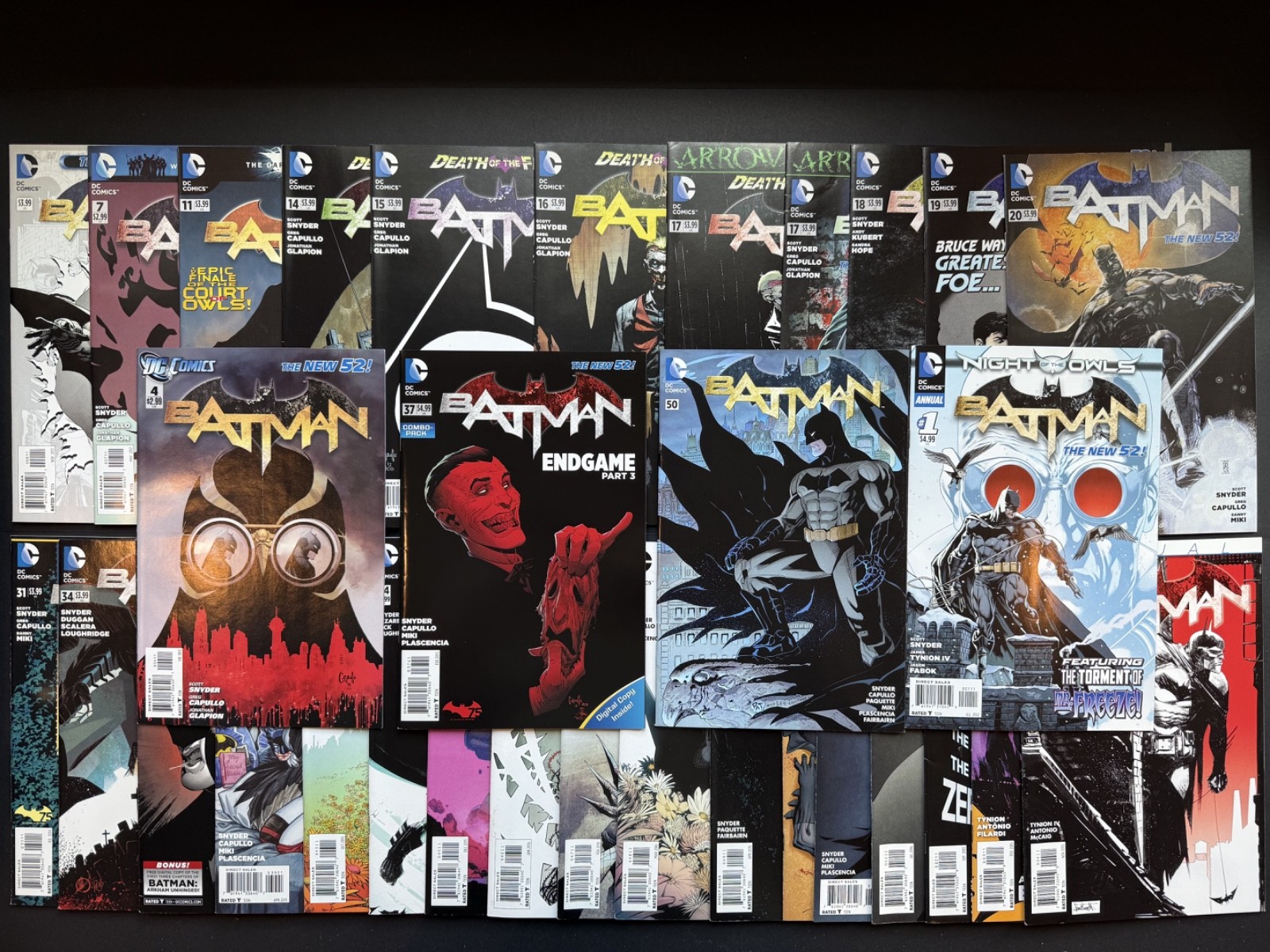 Batman comic lot New 52 VARIANTS Court of Owls Joker Scott Snyder Greg Capullo