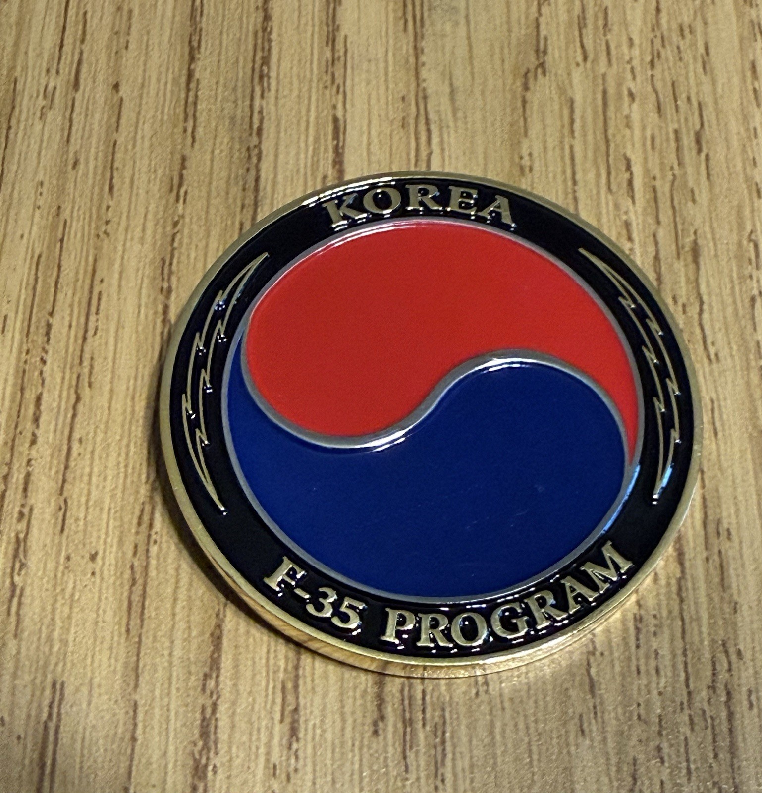 Lockheed Martin F-35 JSF Korean Program  Challenge Coin