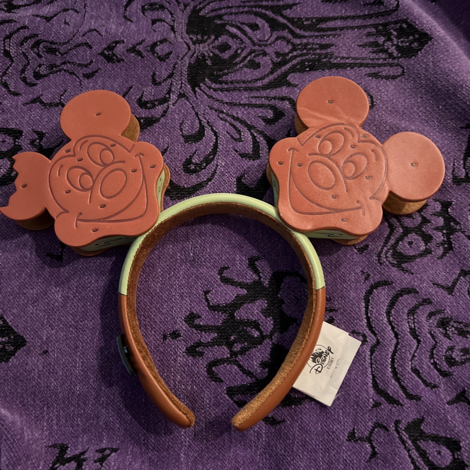 Disney Eats Mickey Mouse Mint Chocolate Ice Cream Sandwich Ears Headband