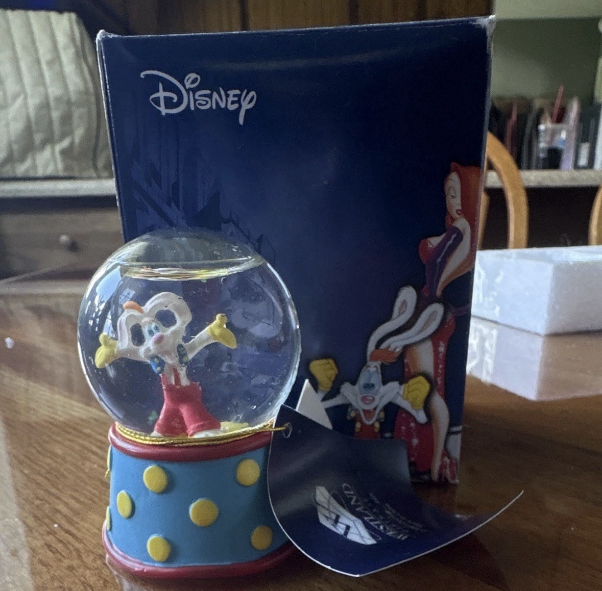 Disney Roger Rabbit 45mm Water Globe Snowglobe Westland Giftware 1987