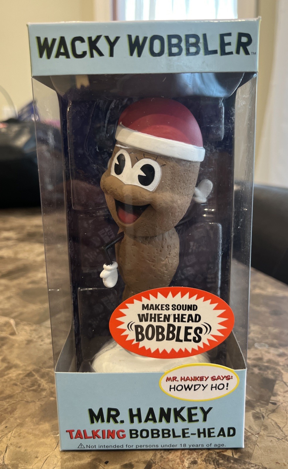 2008 Wacky Wobbler Mr. Hankey Talking Bobblehead South Park NEW / SEALED