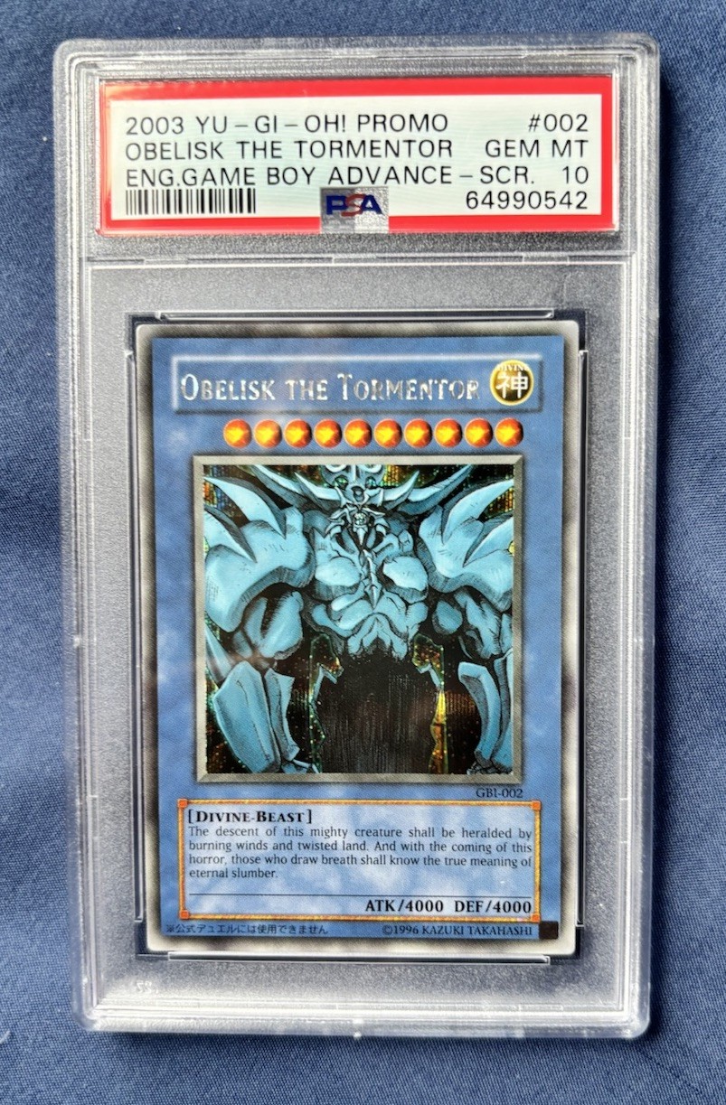 2003 Yu-GI-OH PROMO OBELISK THE TORMENTOR ENG GAME BOY ADVANCE SCR
