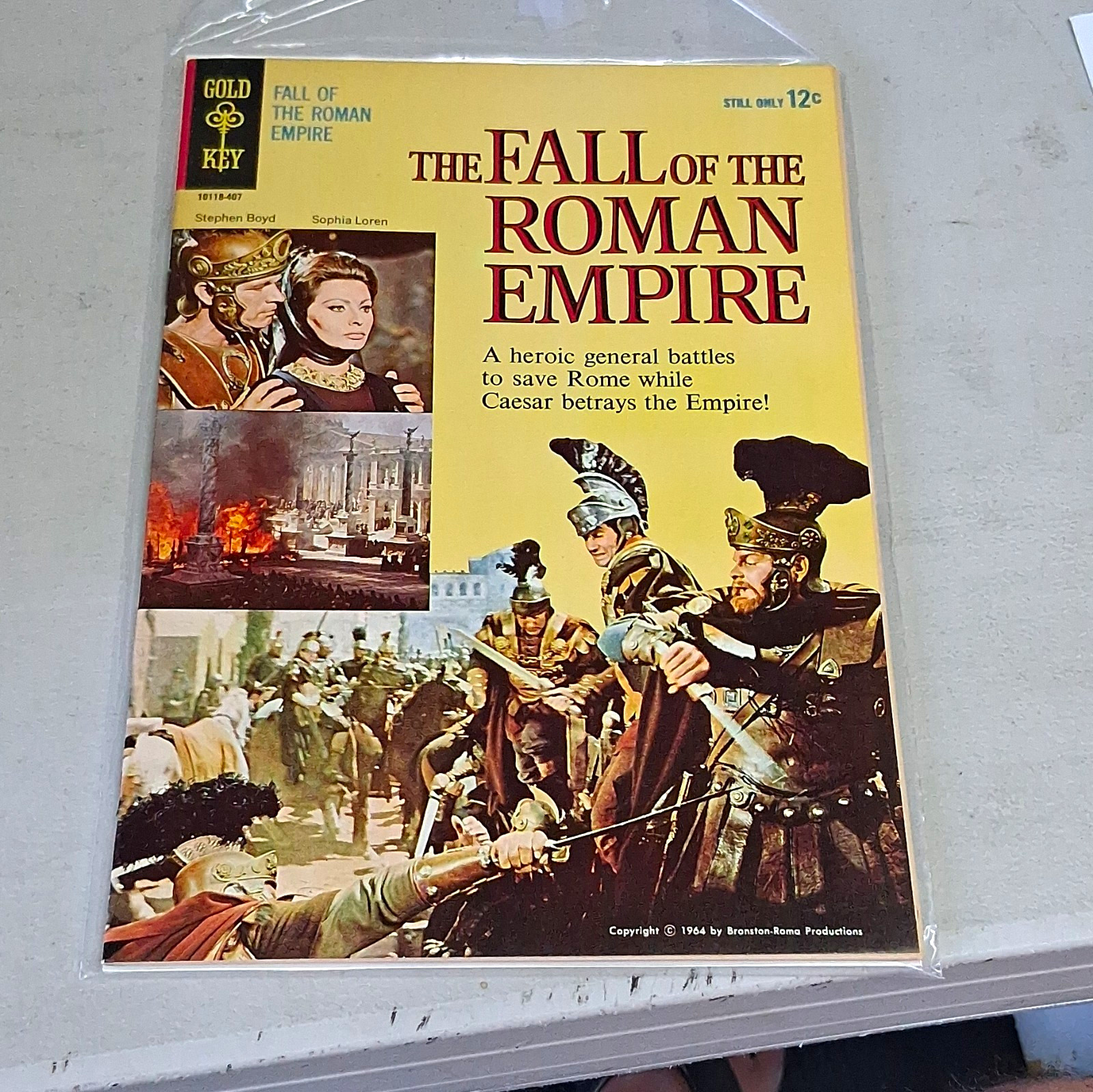 Gold Key The Fall of the Roman Empire (1964) Comic Book Marais Commodus