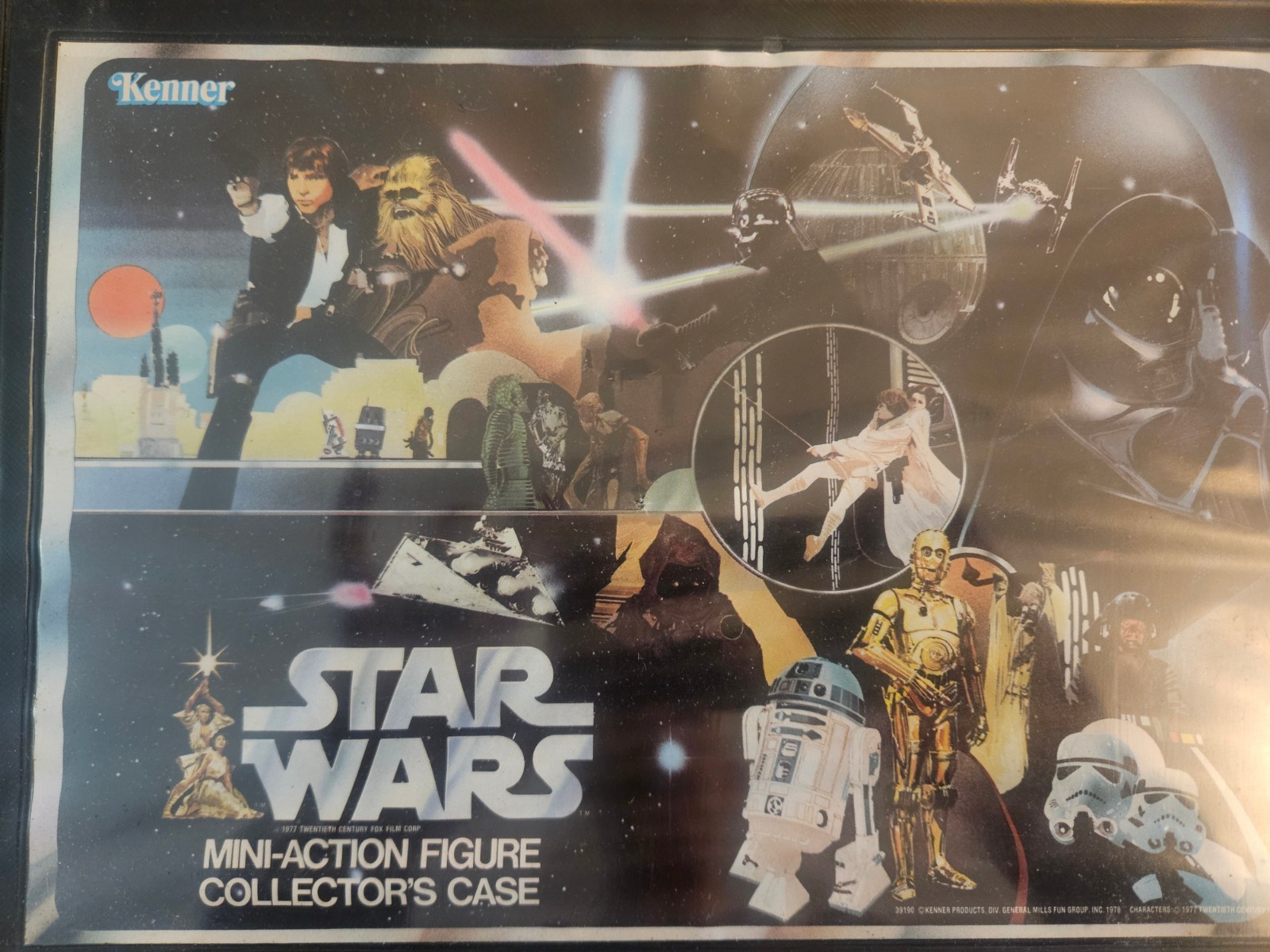 Kenner Vintage 1977 Star Wars Mini-Action Figure Collector\'s Case Darth Vader