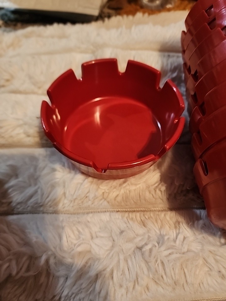 Ges-Line Red Vintage Melamine Ashtray NWOT