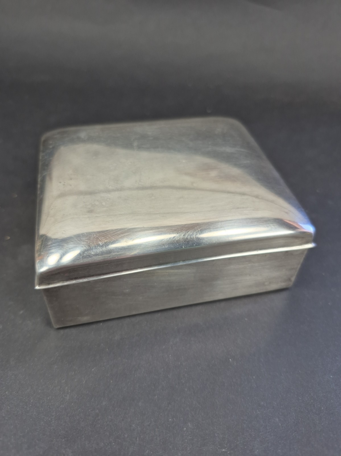 EPCA Supply Cooperative Poole Silver Co. #2000 Wood Line Trinket Box 4\