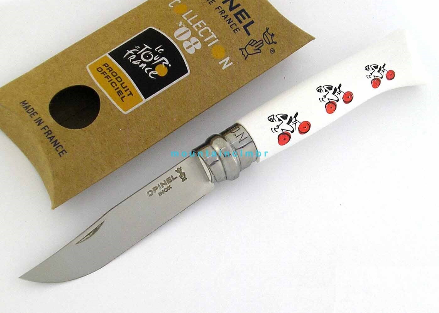 Opinel RARE No 8 TOUR DE FRANCE Limited Edition POLKA DOT SandvikStainless Knife