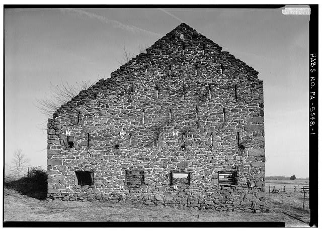 Rose Barn, Emmitsburg Road (U.S. Route 15), Gettysburg, Adams County, PA