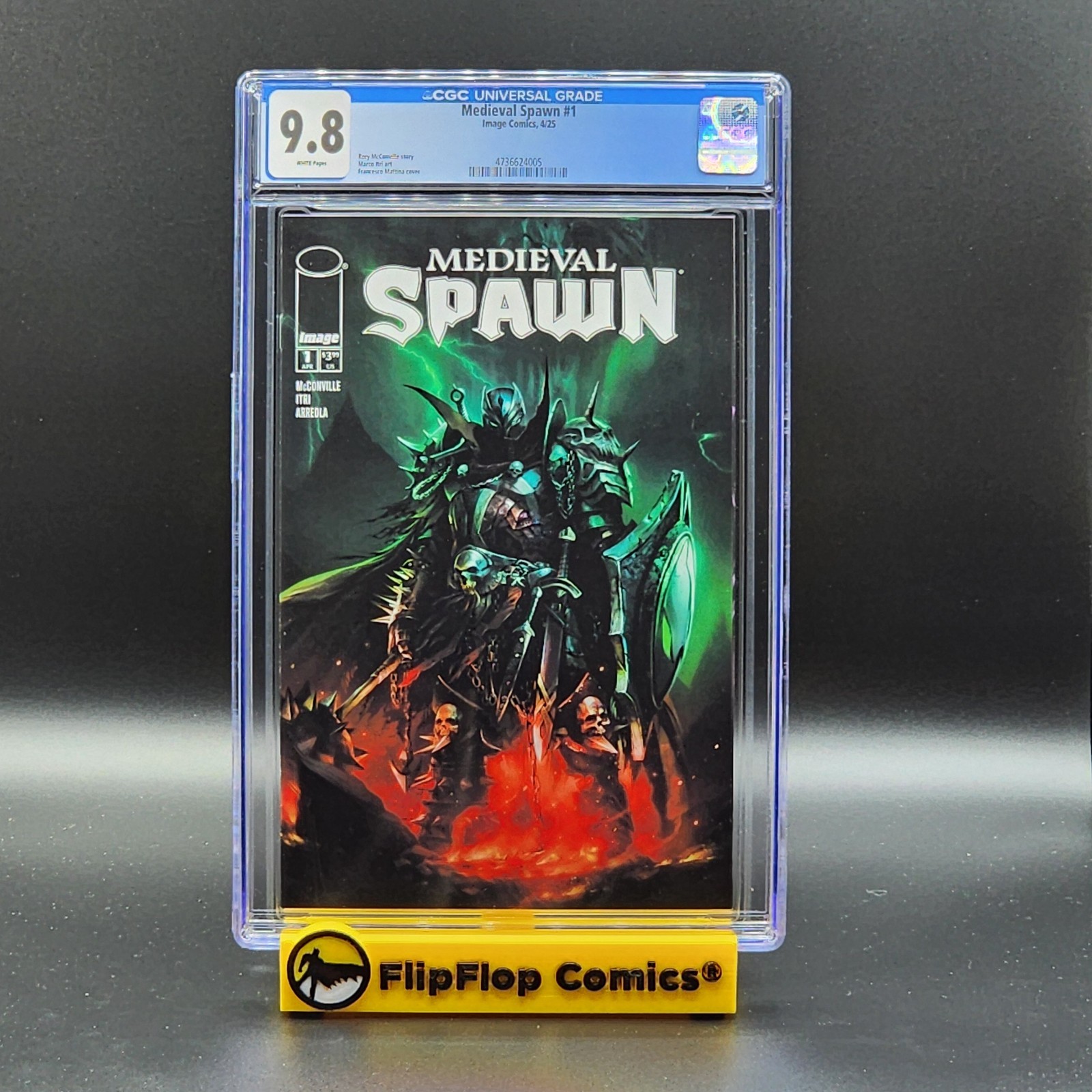 Image 2025 | Medieval Spawn #1  | Francesco Mattina cover | CGC 9.8 WHITE Pages